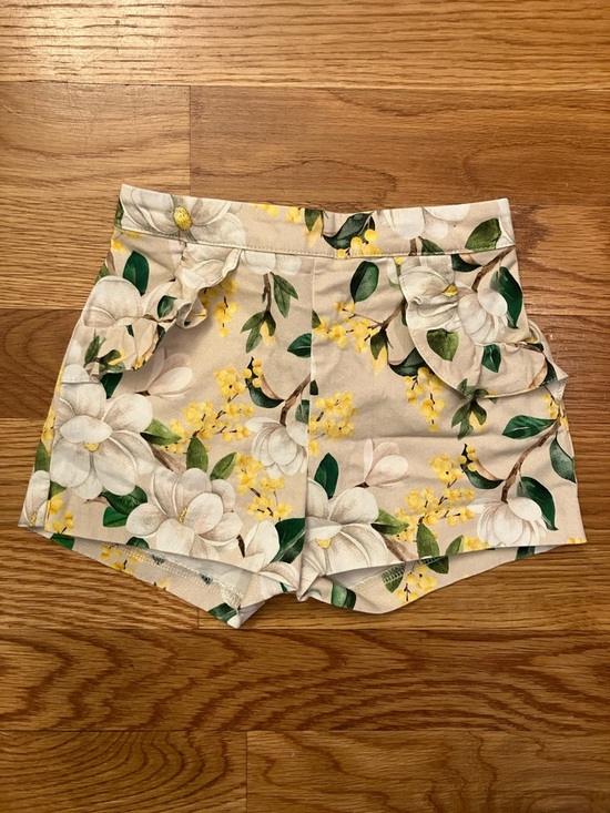 Mayoral 12 month toddler/baby White & Yellow Floral Matching Set - Picture 8 of 9